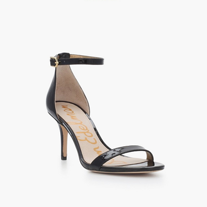 Sam Edelman Ankle Strap Patent Sandal - CHIC Kuwait Luxury Outlet