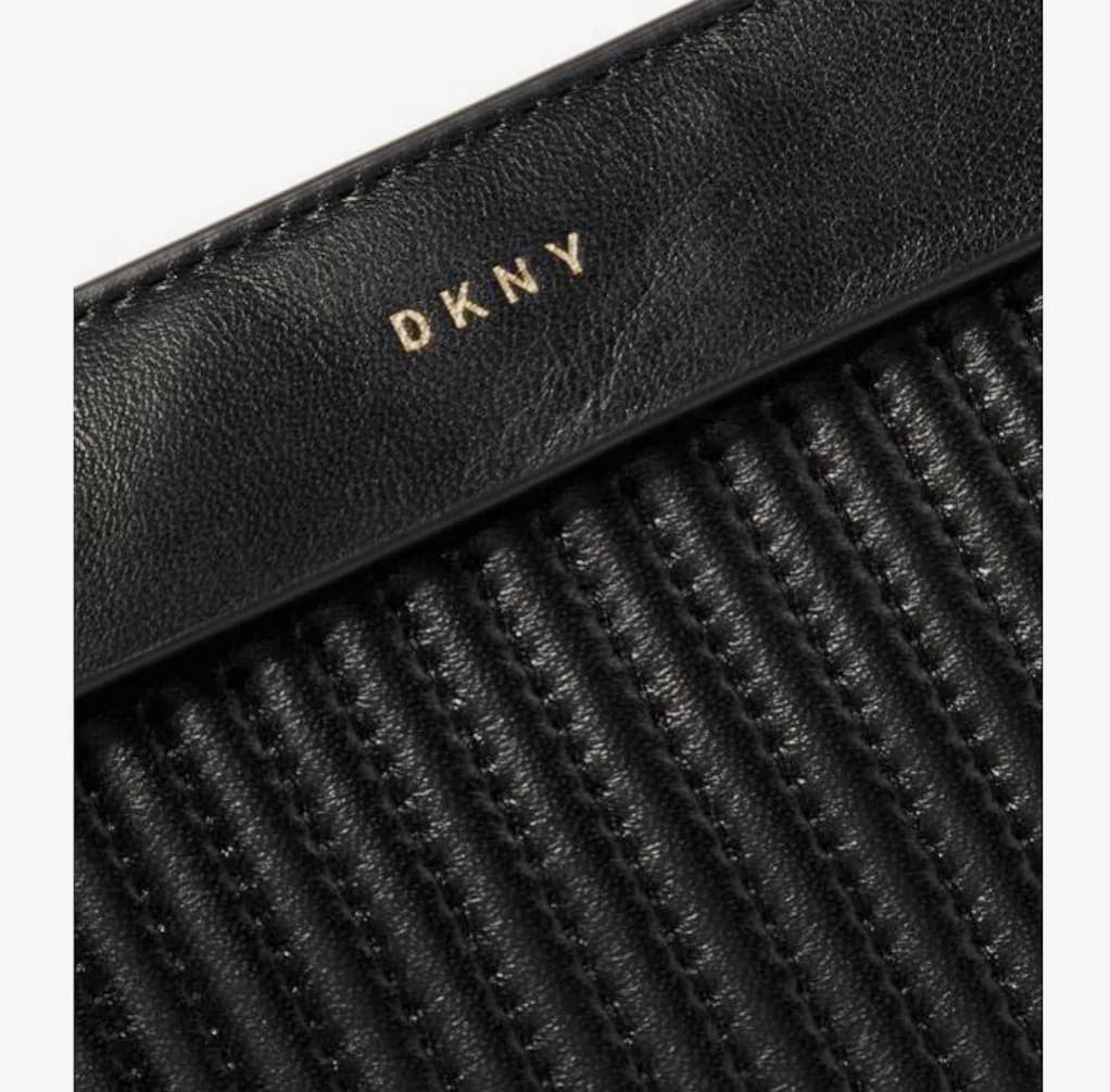DKNY Quilted Leather clutch - CHIC Kuwait Luxury Outlet