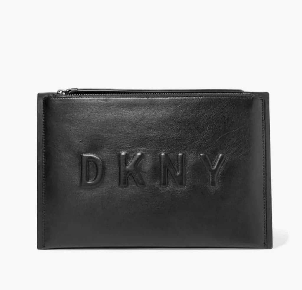 DKNY Embossed Leather Clutch - CHIC Kuwait Luxury Outlet