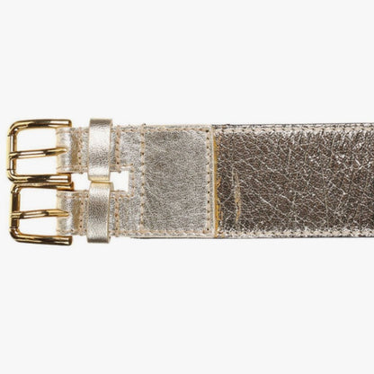 Dolce & Gabbana Leather Belt Gold - CHIC Kuwait Luxury Outlet