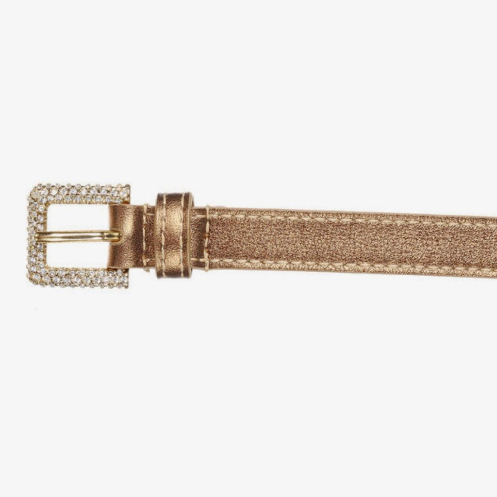 Dolce & Gabbana Fine Leather Belt Bronze - CHIC Kuwait Luxury Outlet