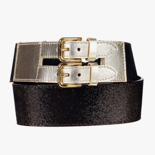 Dolce & Gabbana Leather Belt Paillette - CHIC Kuwait Luxury Outlet