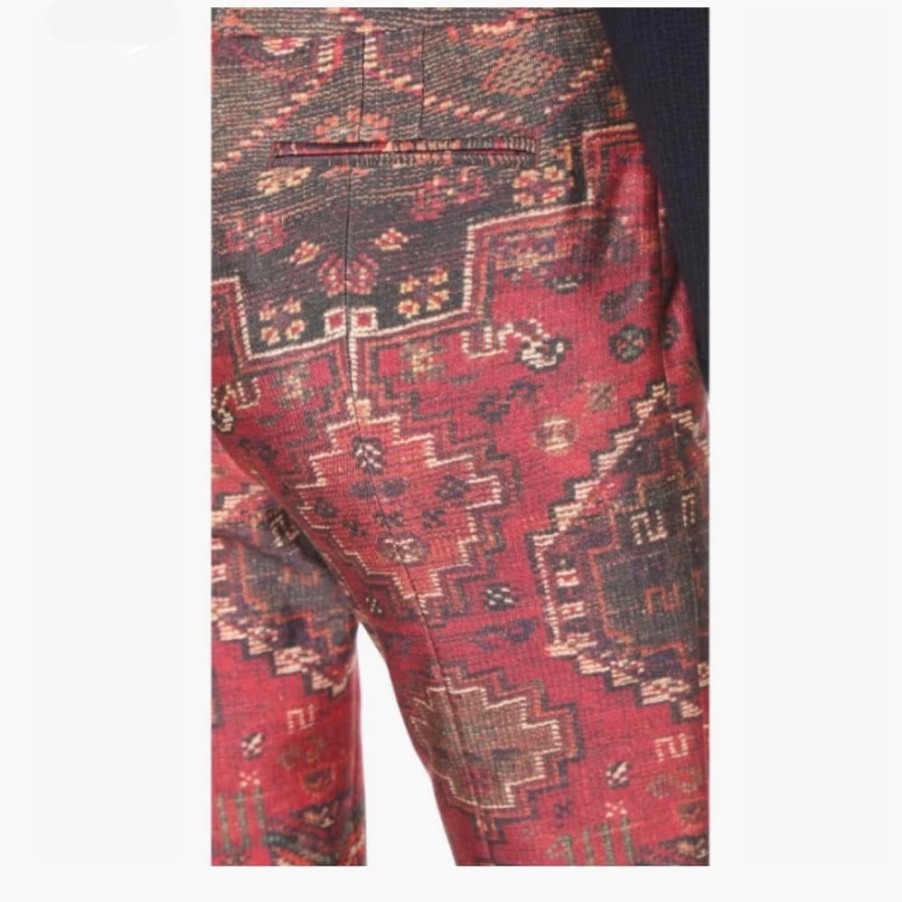 Tory Burch Printed Silk Straight Leg Pants - CHIC Kuwait Luxury Outlet