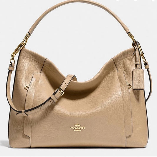 Coach Scout Hobo Crossbody Bag Tan - chickuwait.com