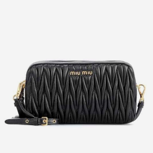 Miu Miu Matelasse Mini Camera Bag - chickuwait.com