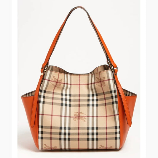 Burberry Canterbury Check Tote - CHIC Kuwait Luxury Outlet