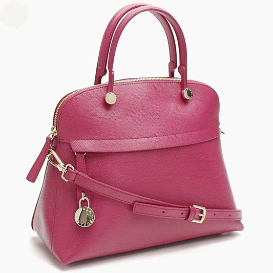 Furla Piper Tote Fushia - CHIC Kuwait Luxury Outlet