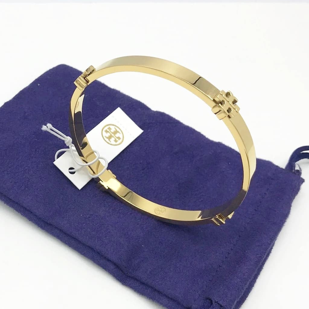 Tory Burch Logo Bangle Gold - chickuwait.com