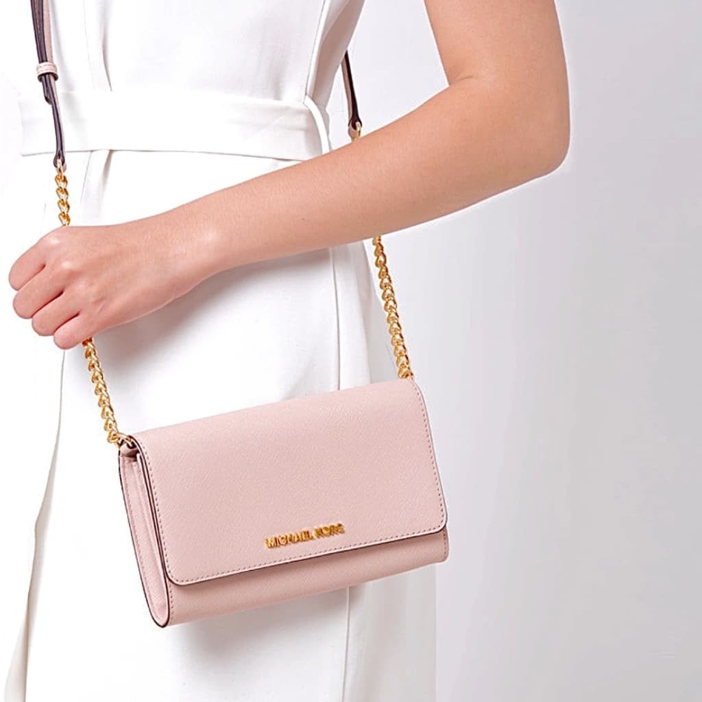 New.Michael deals kors Analise clutch blossom